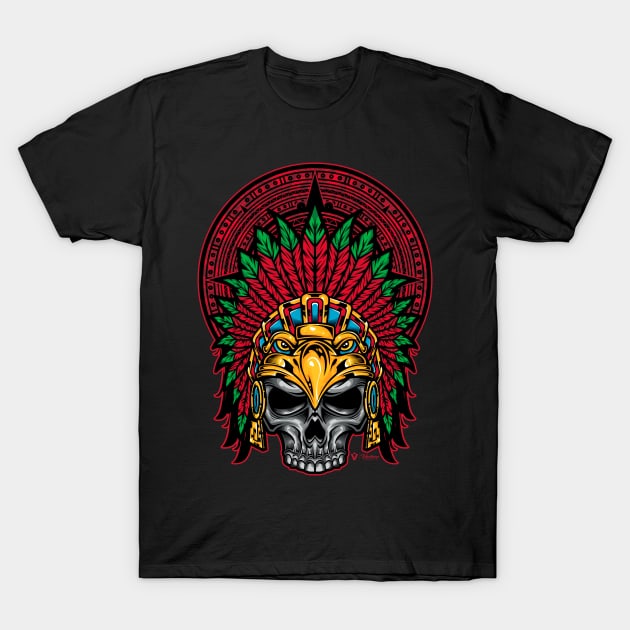 Cuautli - Aztec T-Shirt by vecturo